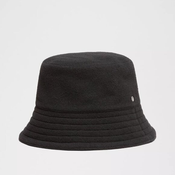 Satin-Lined Wool Bucket Hat - Picture 3 of 3